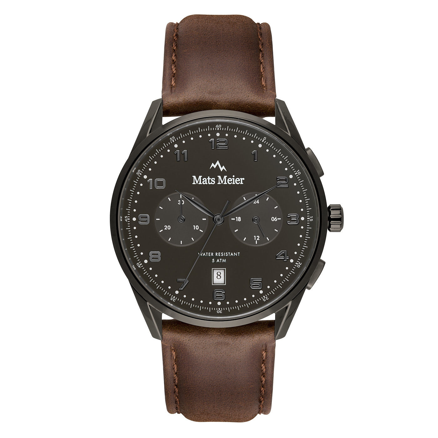 Mont Vélan chronograph gray / brown