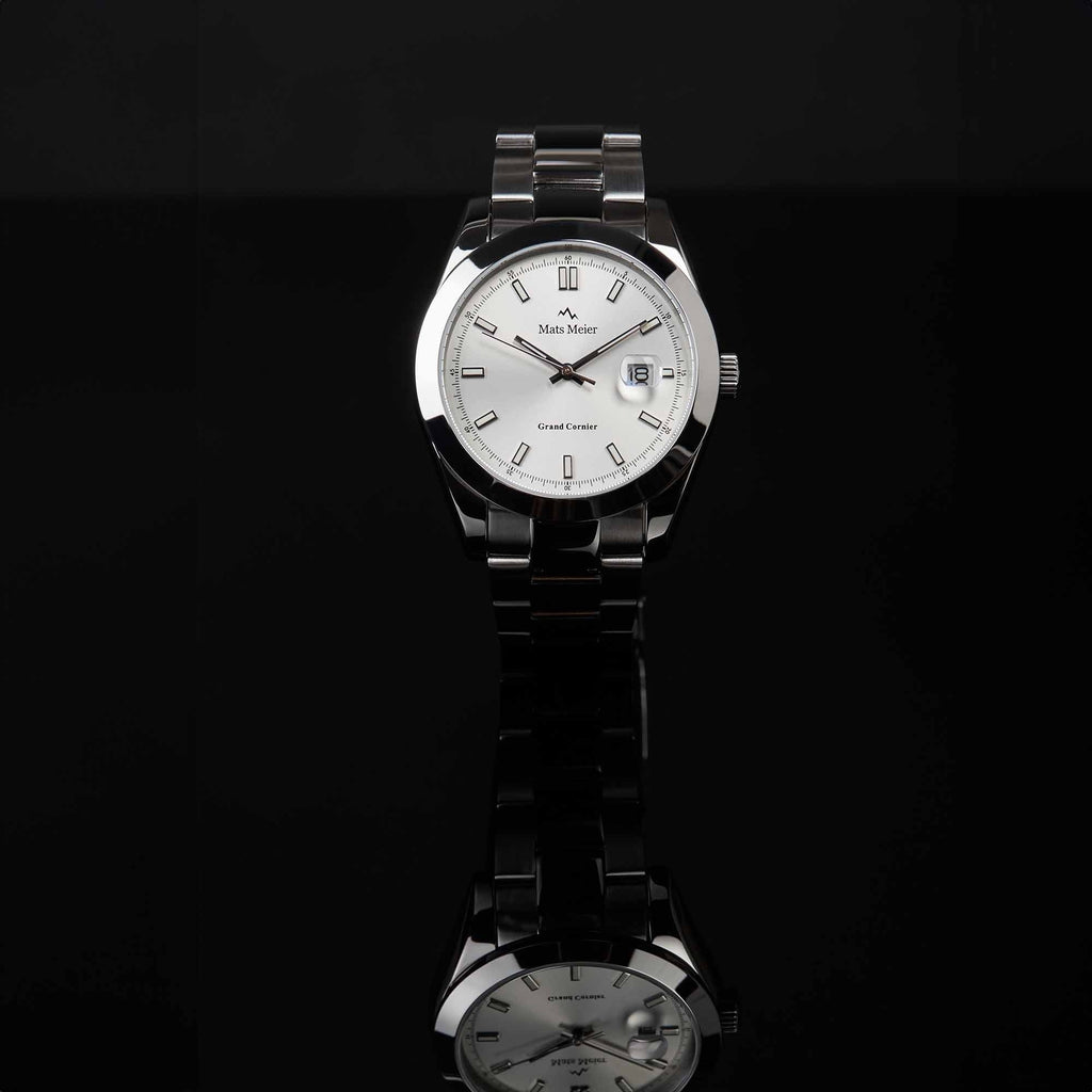 Grand Cornier mens watch silver coloured