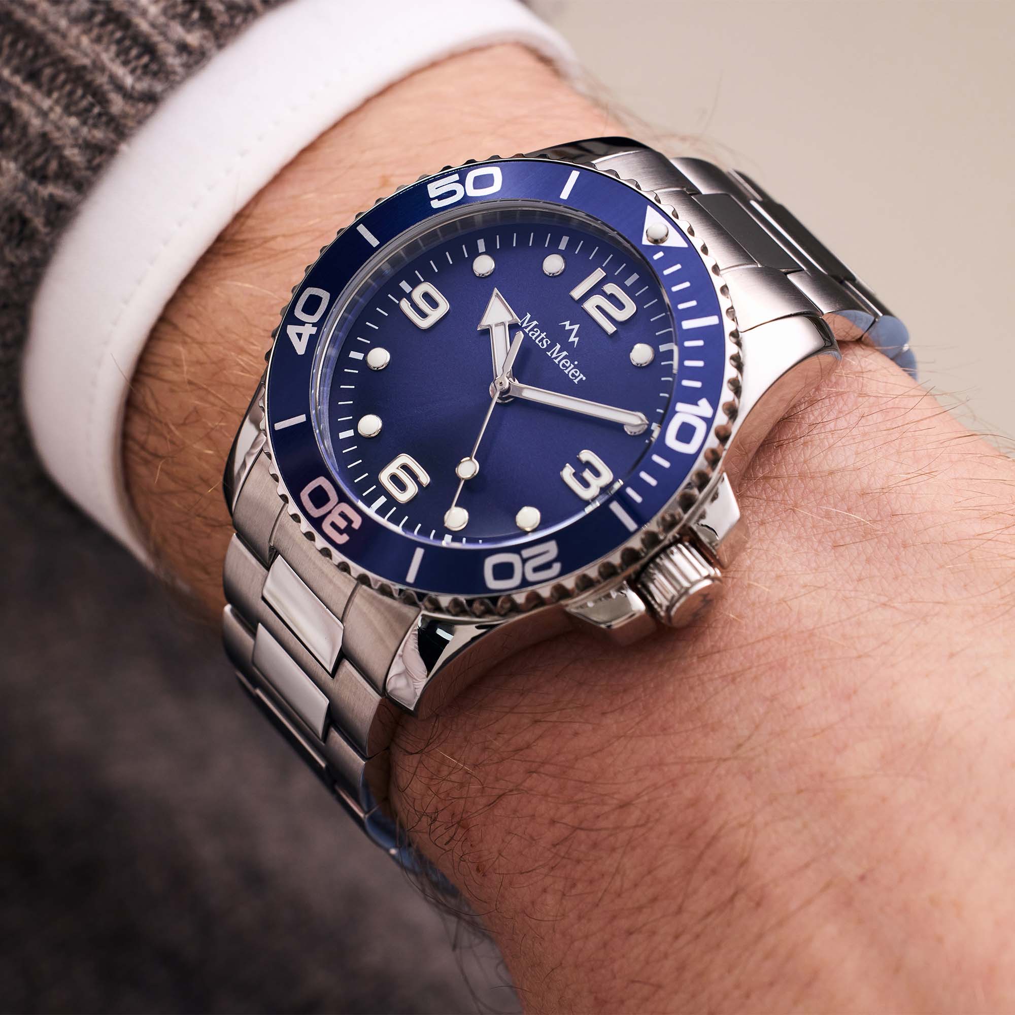 Ponte Dei Salti men's watch silver coloured