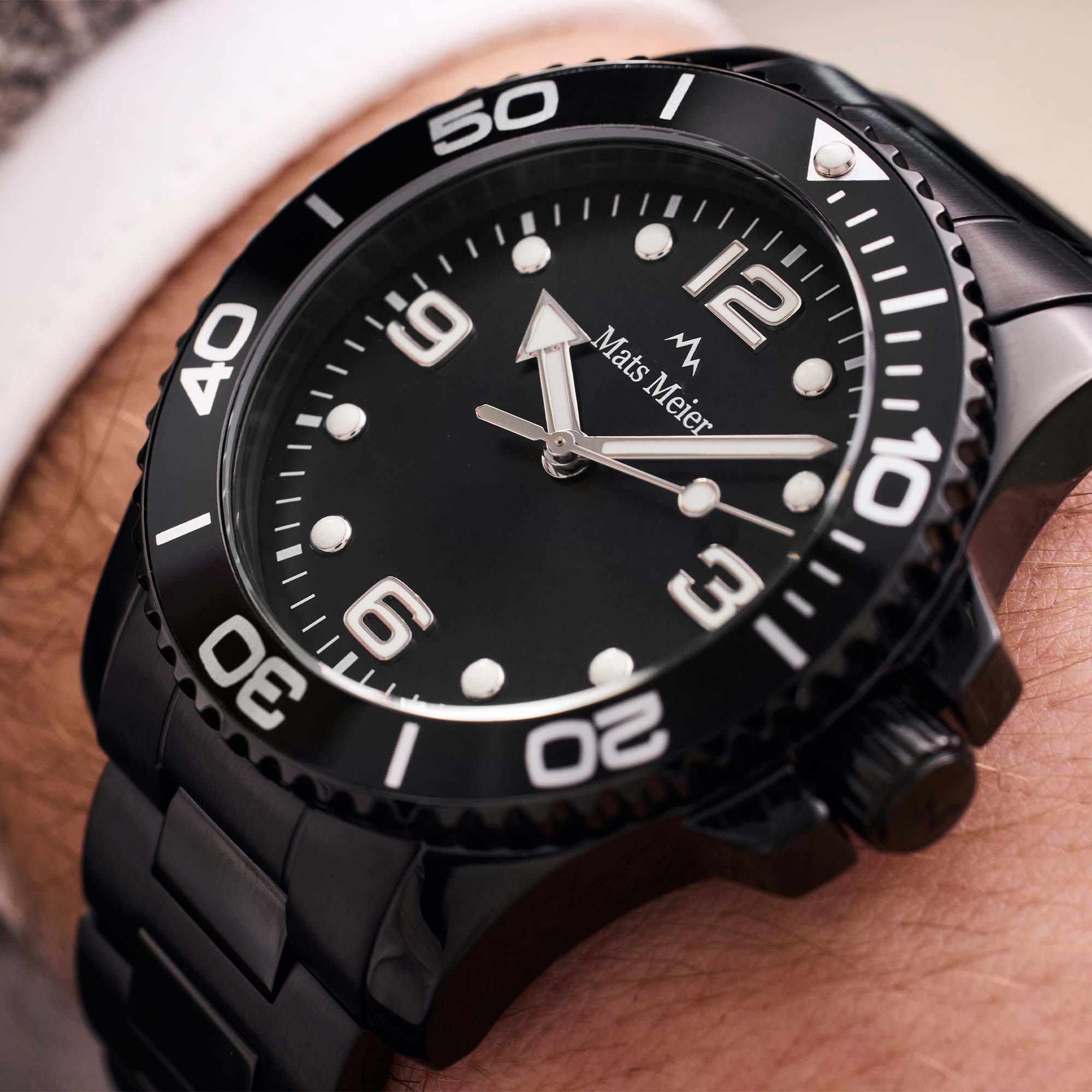 Ponte Dei Salti men's watch black