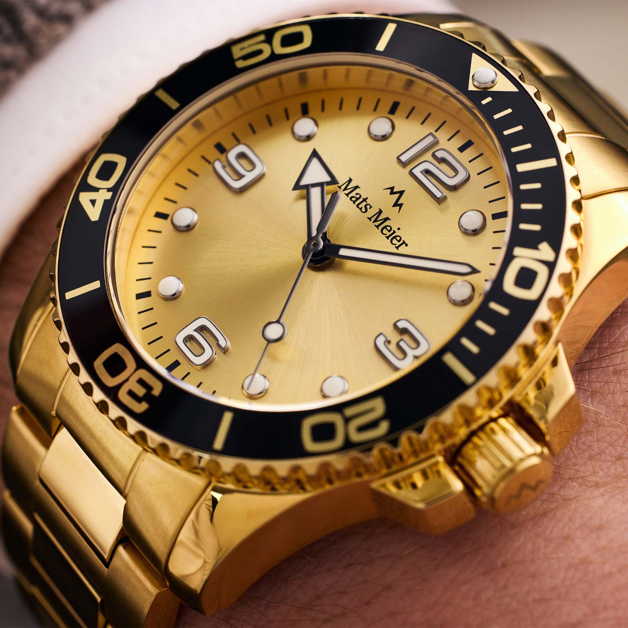 Ponte Dei Salti men's watch gold coloured