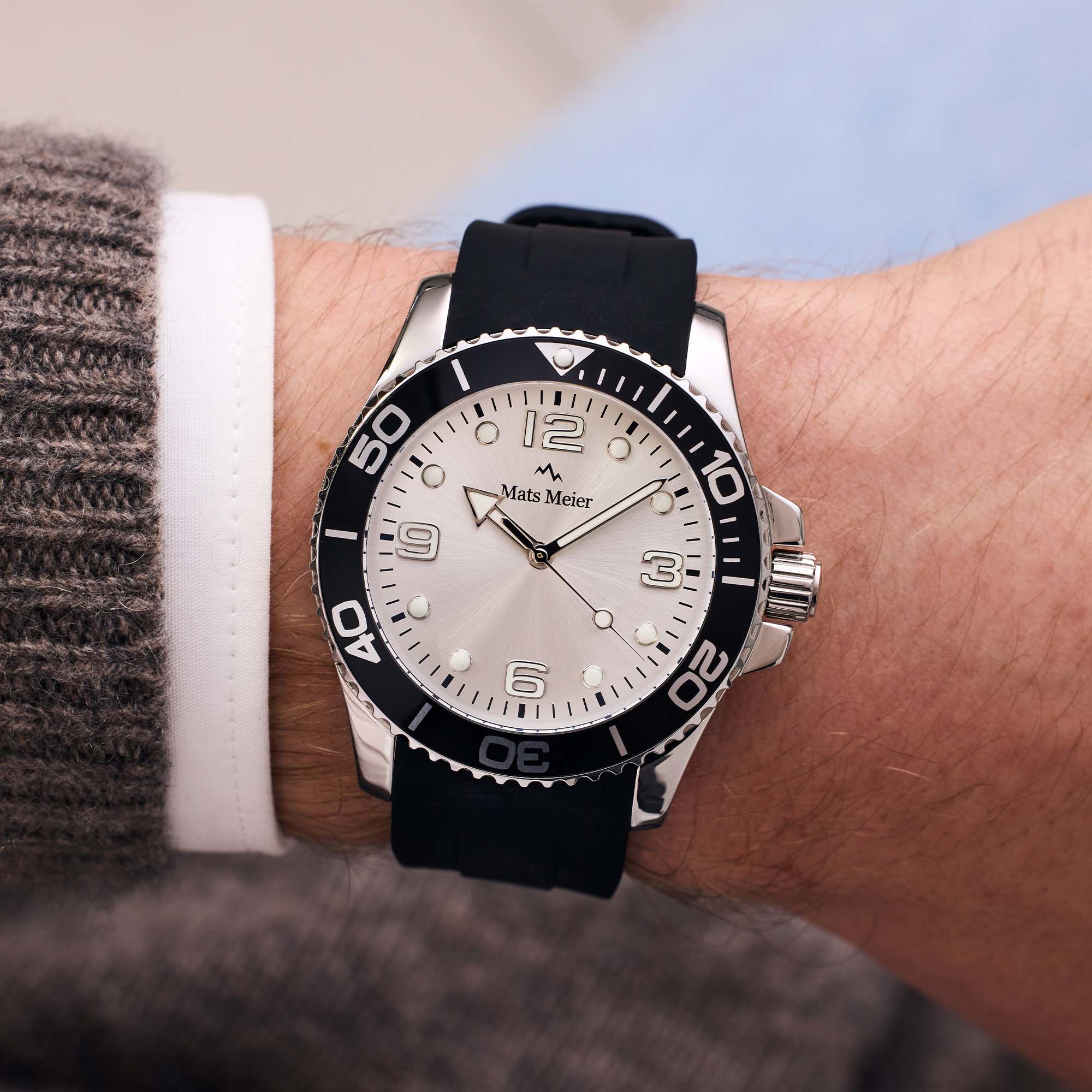 Ponte Dei Salti men's watch black