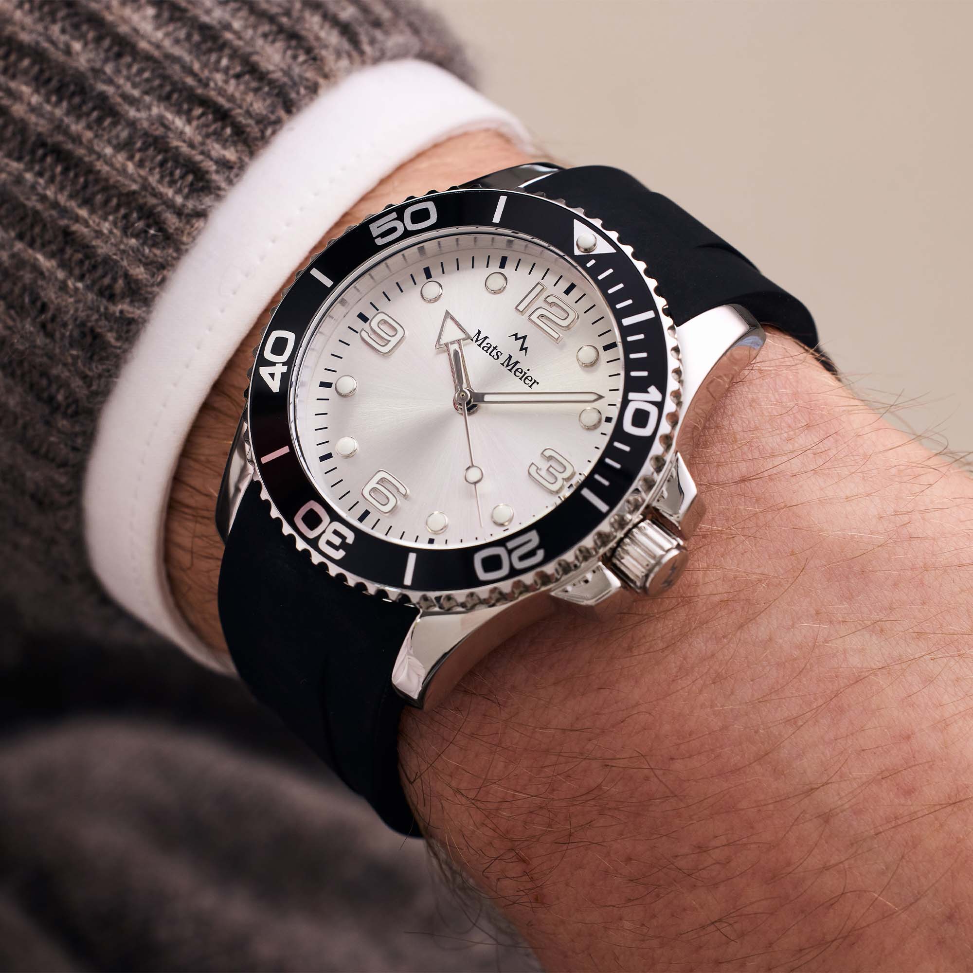 Ponte Dei Salti men's watch black