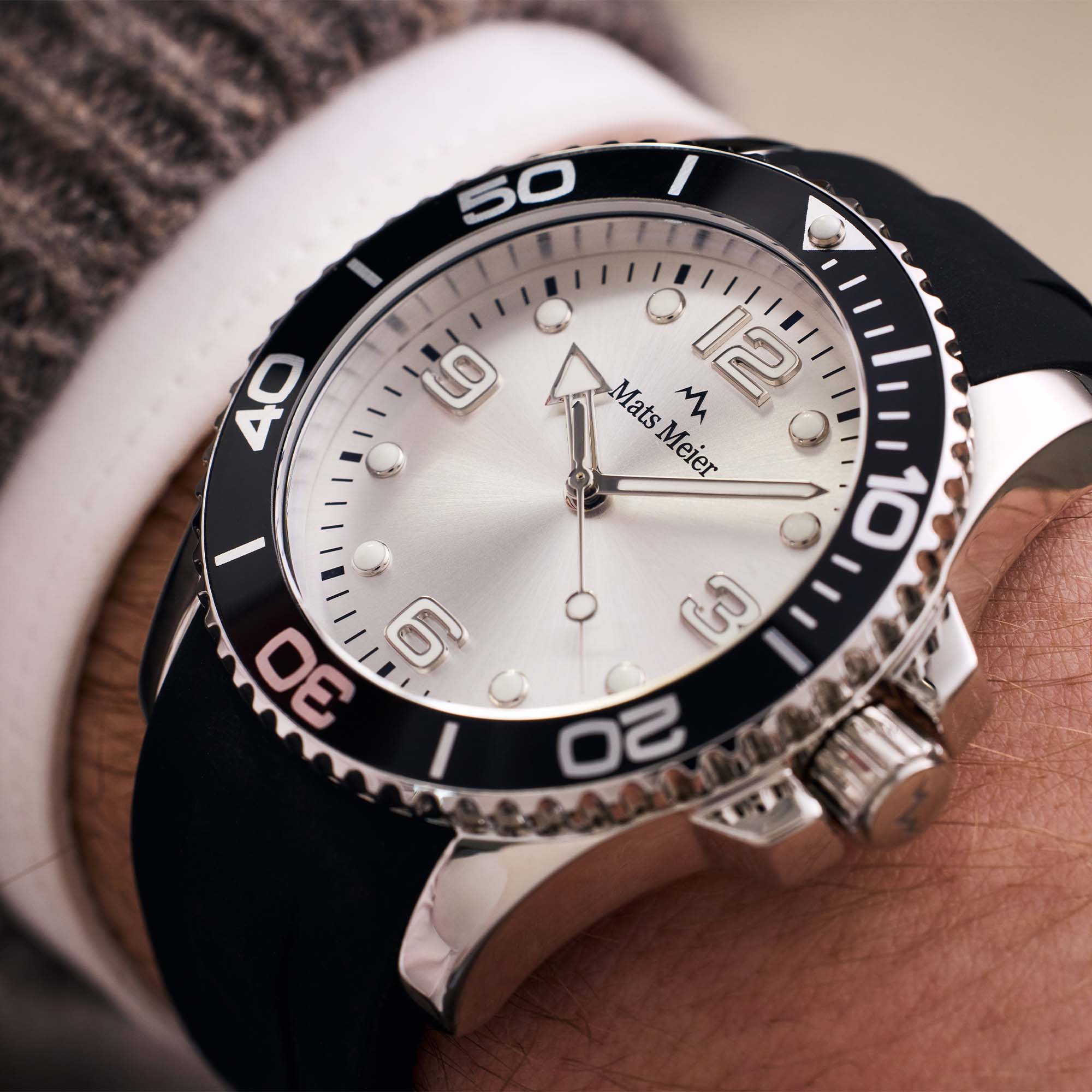 Ponte Dei Salti men's watch black