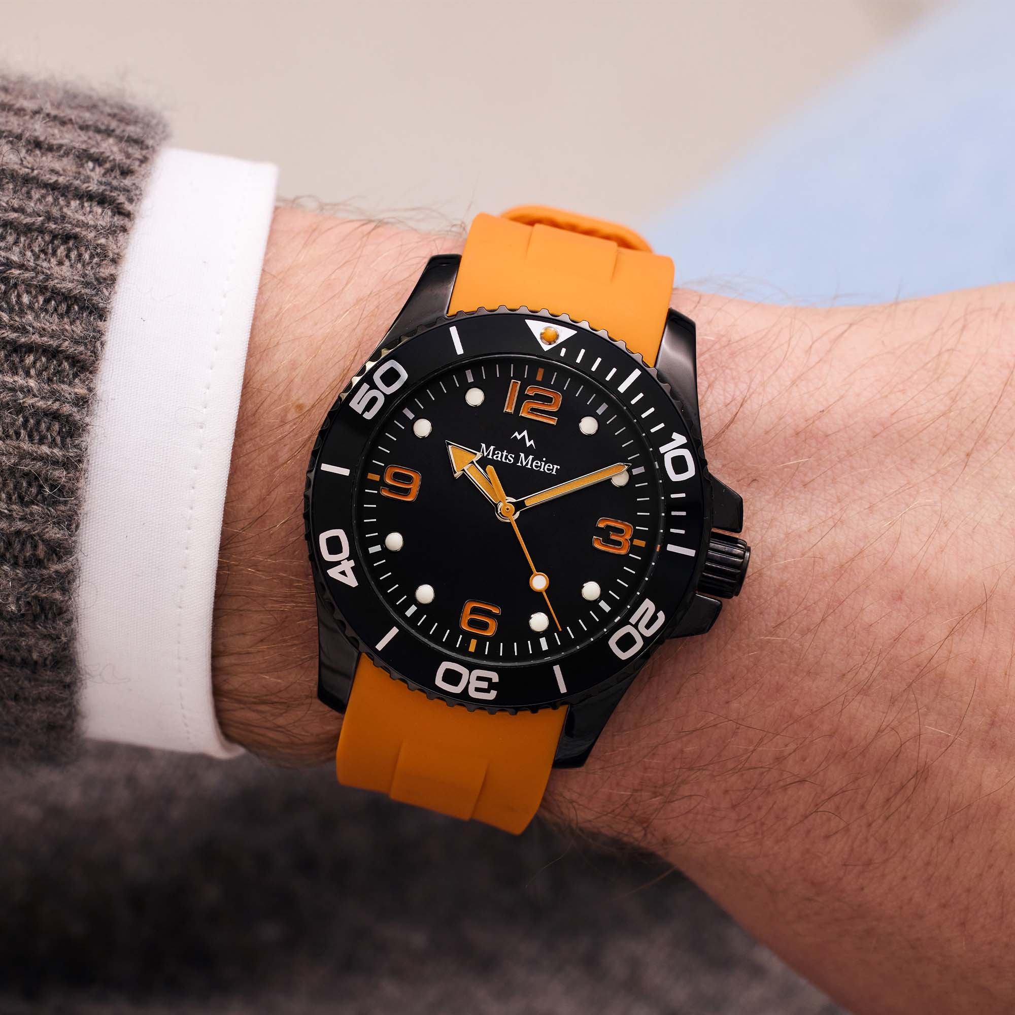 Ponte Dei Salti men's watch orange
