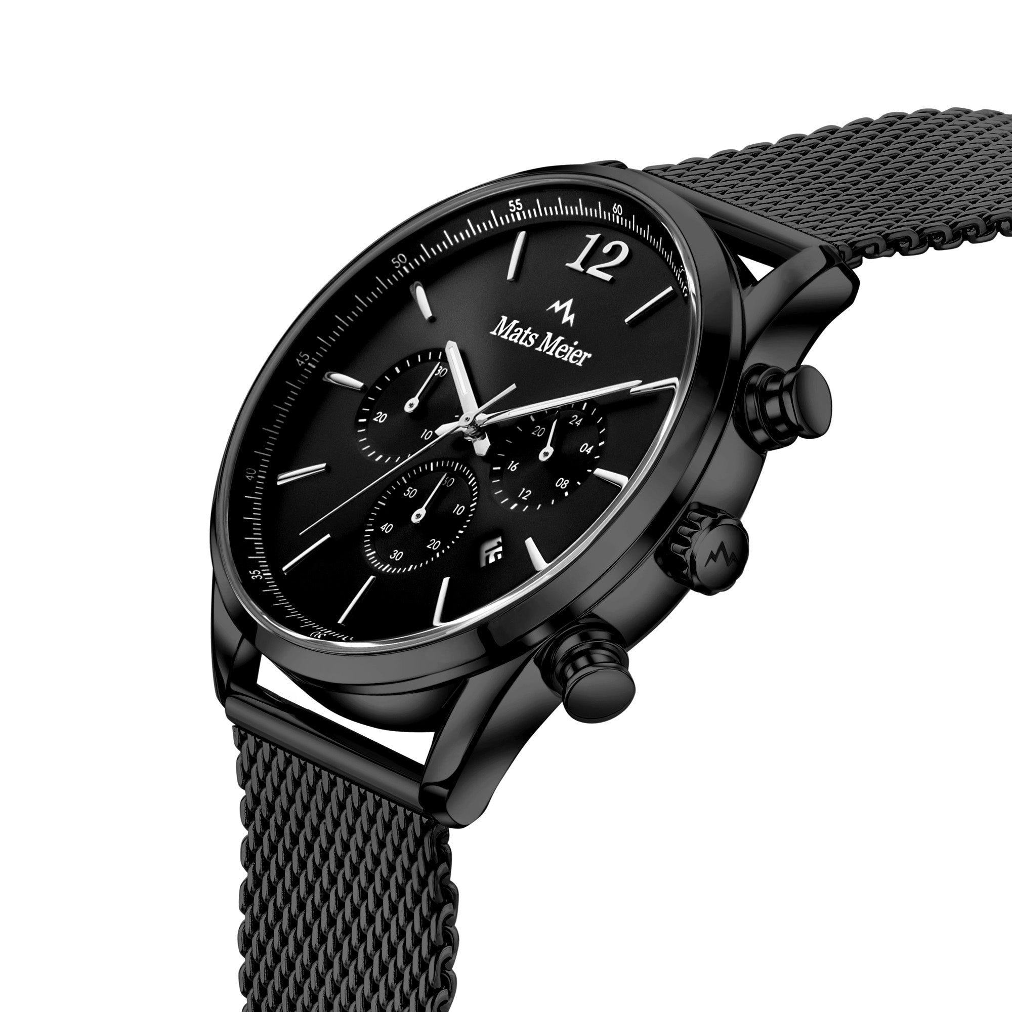 Grand Cornier chronograph mens watch matte black