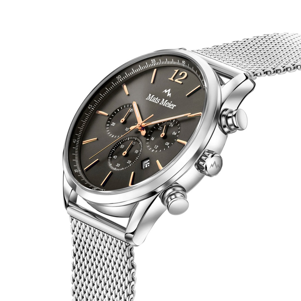 Grand Cornier chronograph grey / silver colored