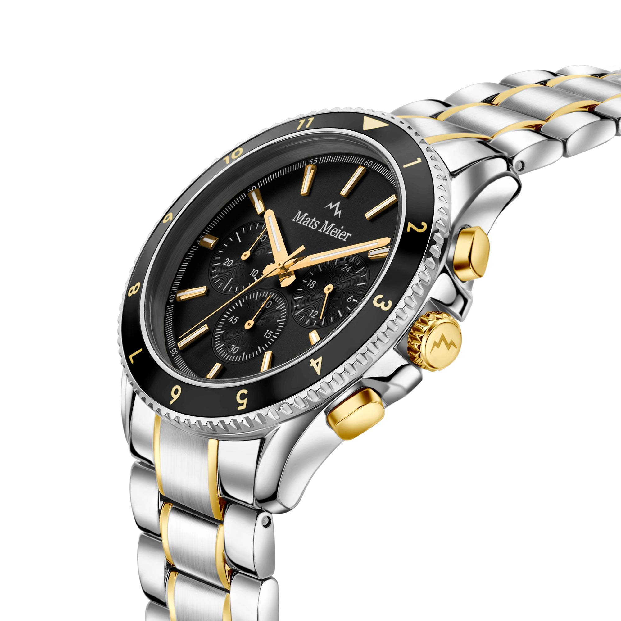 Ponte Dei Salti Chronohraph Mens Watch Silver / Black