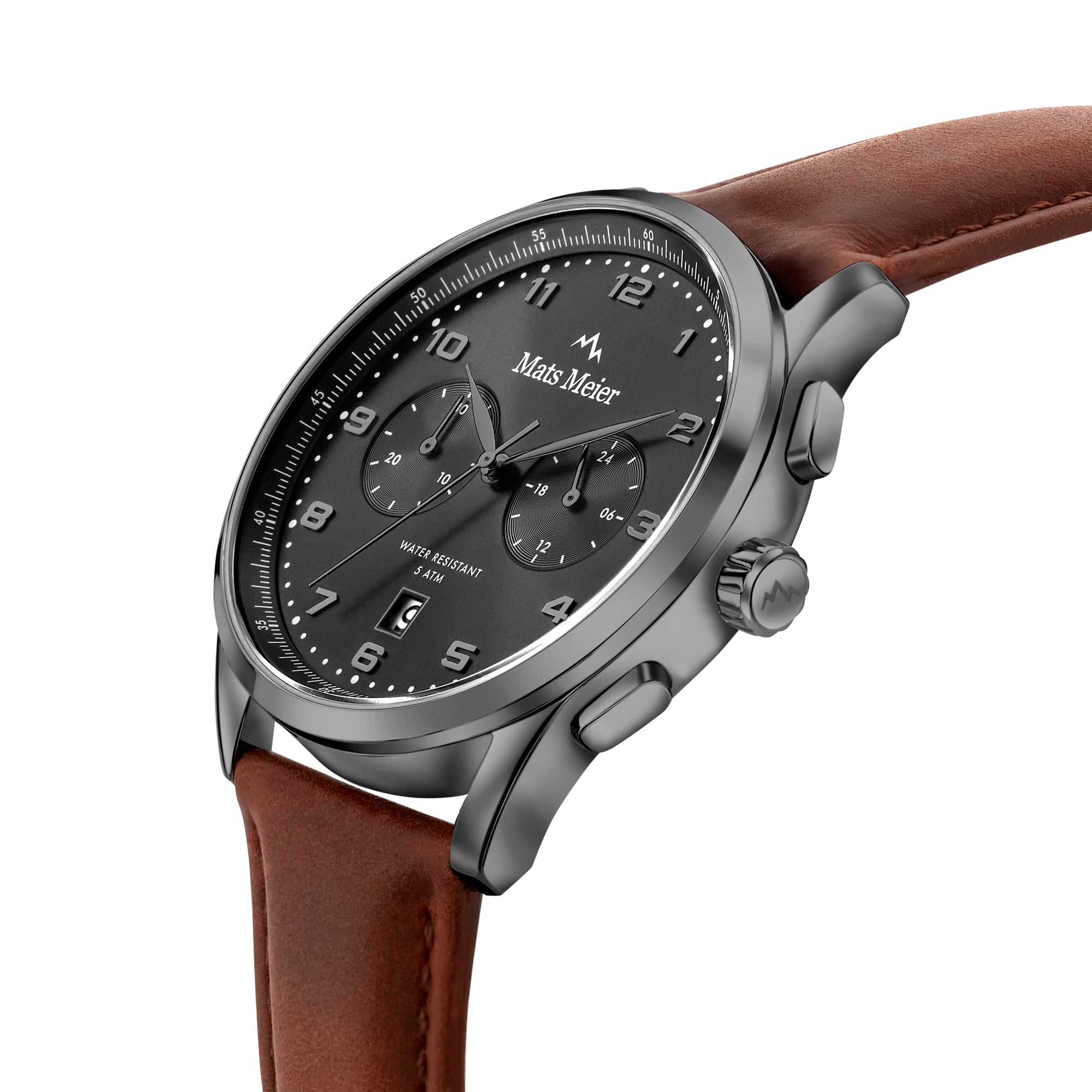 Mont Vélan chronograph gray / brown