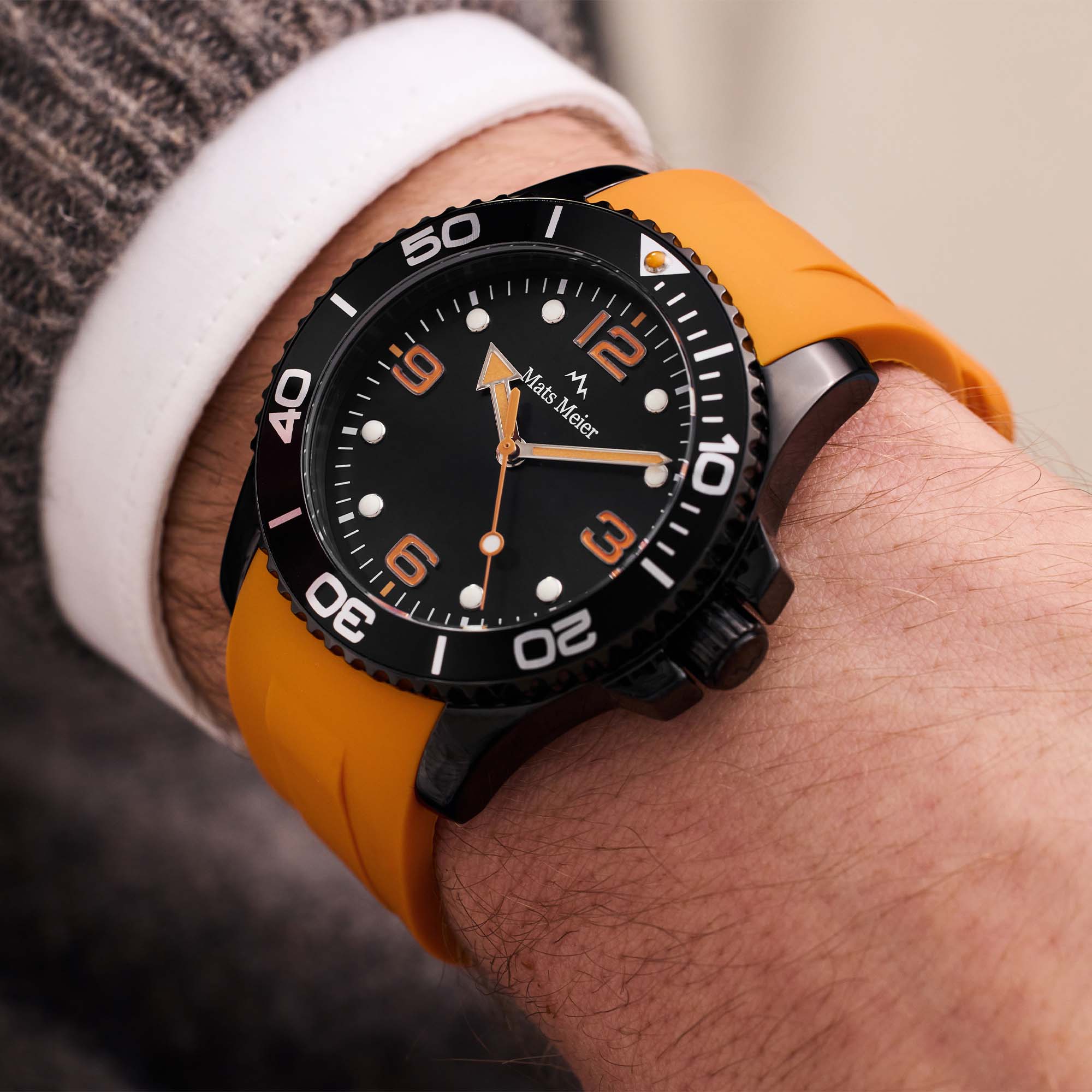 Ponte Dei Salti men's watch orange