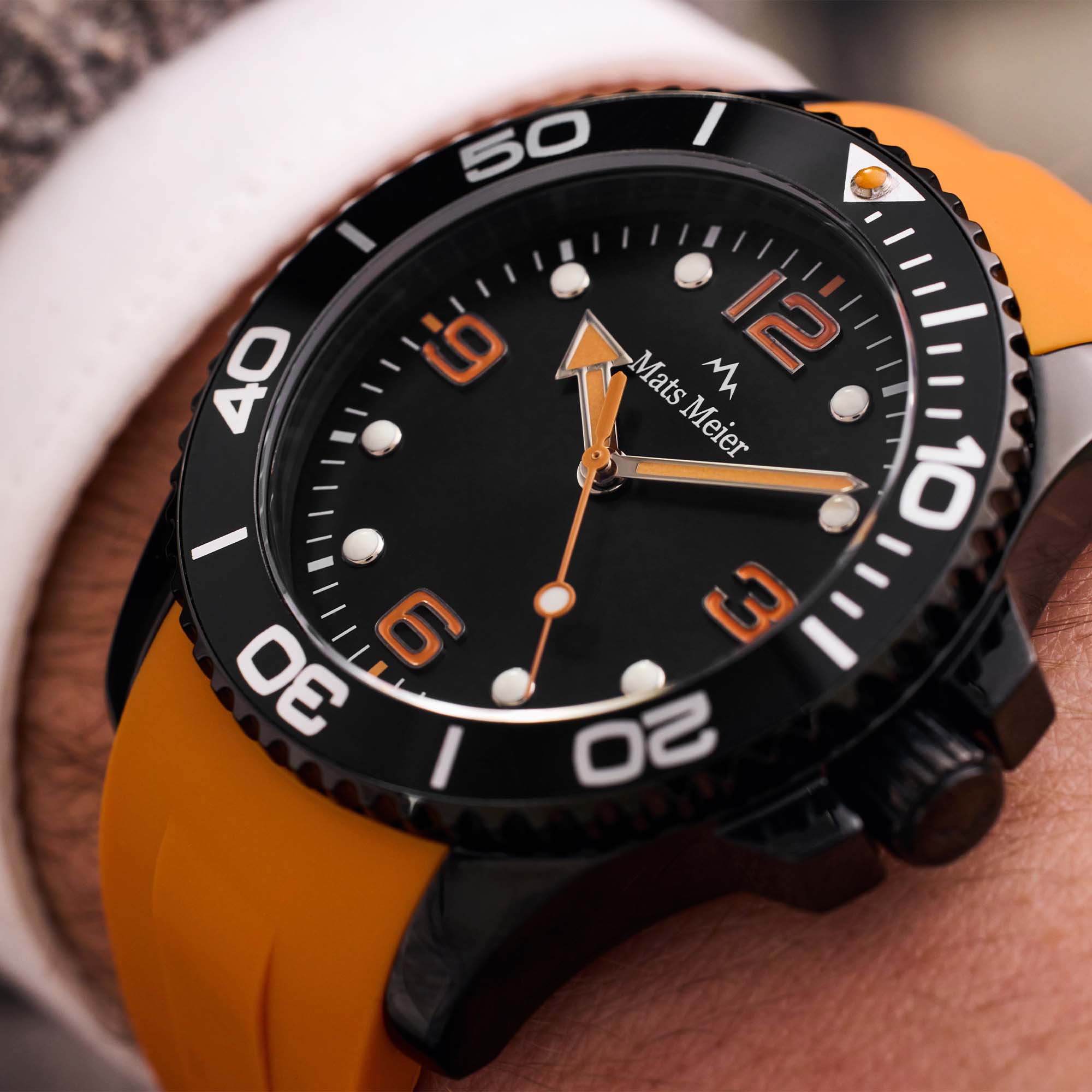 Ponte Dei Salti men's watch orange