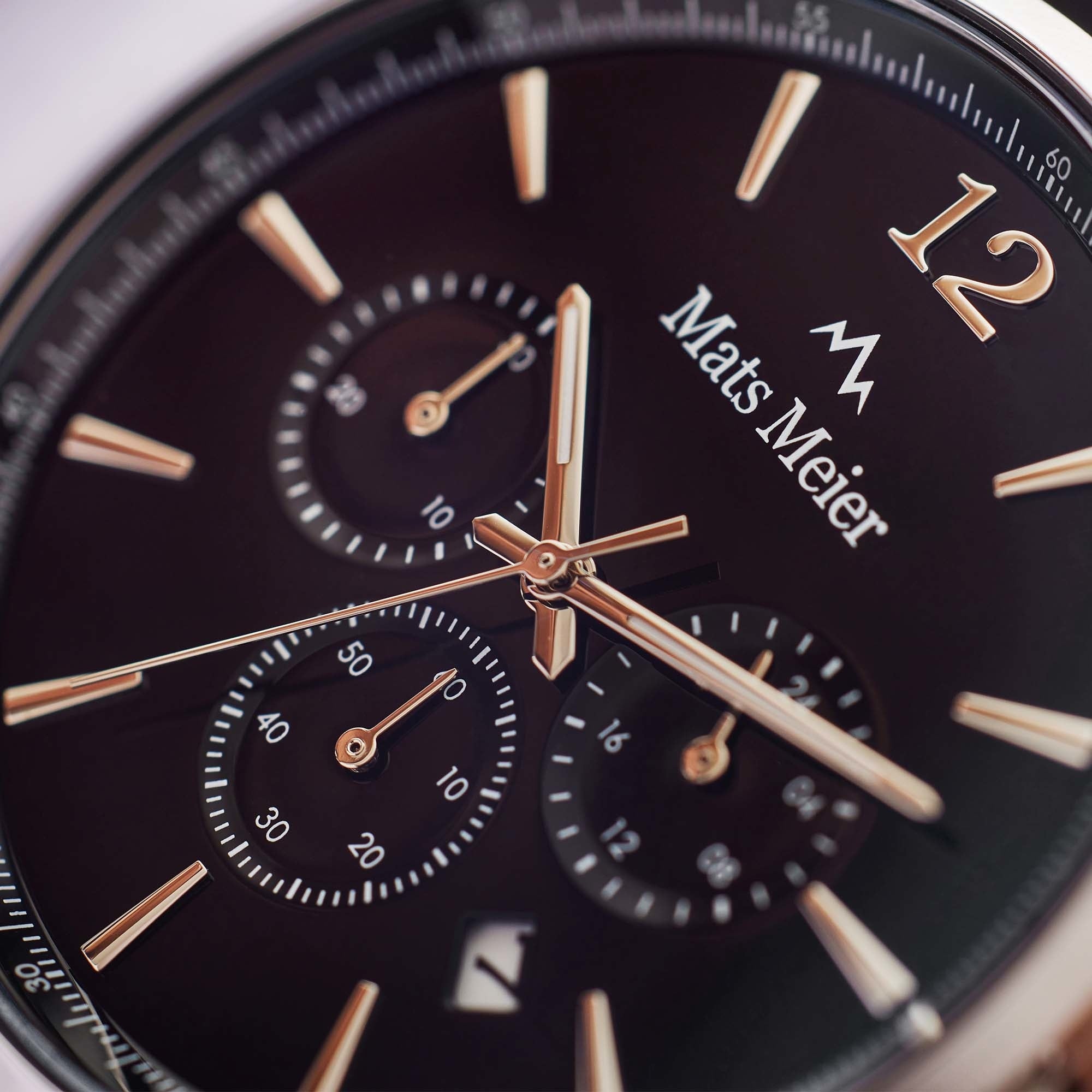 Grand Cornier chronograph mens watch black / black