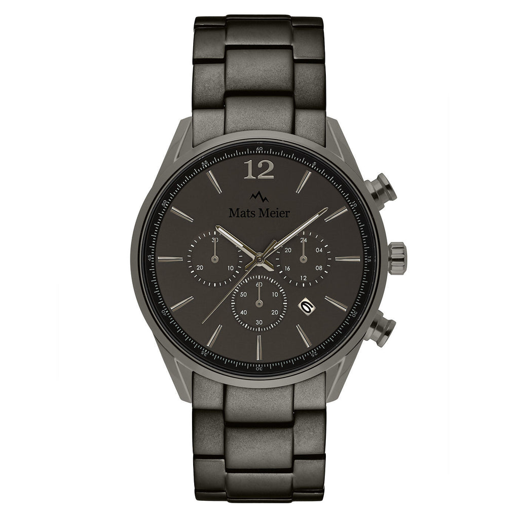 Grand Cornier chronograph mens watch gunmetal