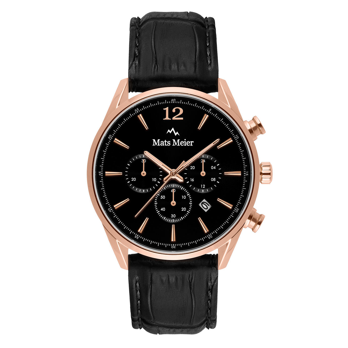Grand Cornier chronograph black  / rose gold colored
