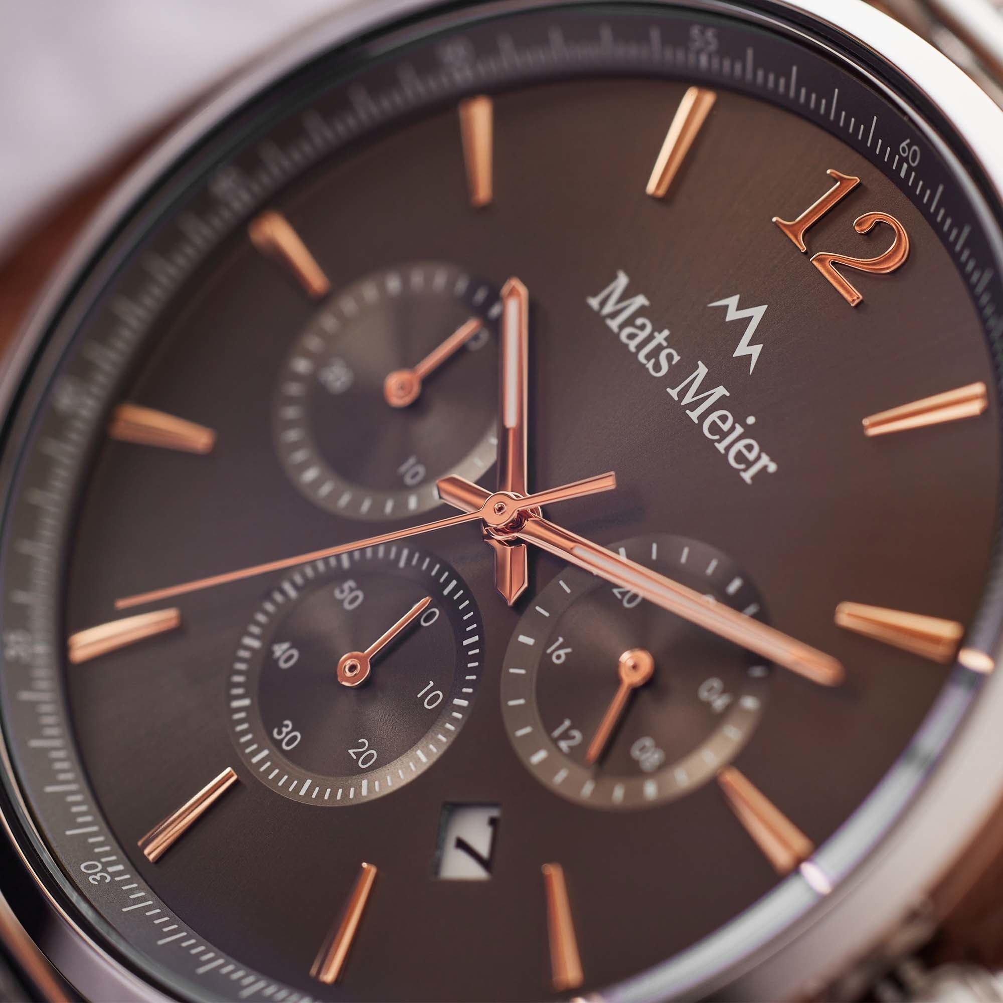 Grand Cornier chronograph grey / silver colored