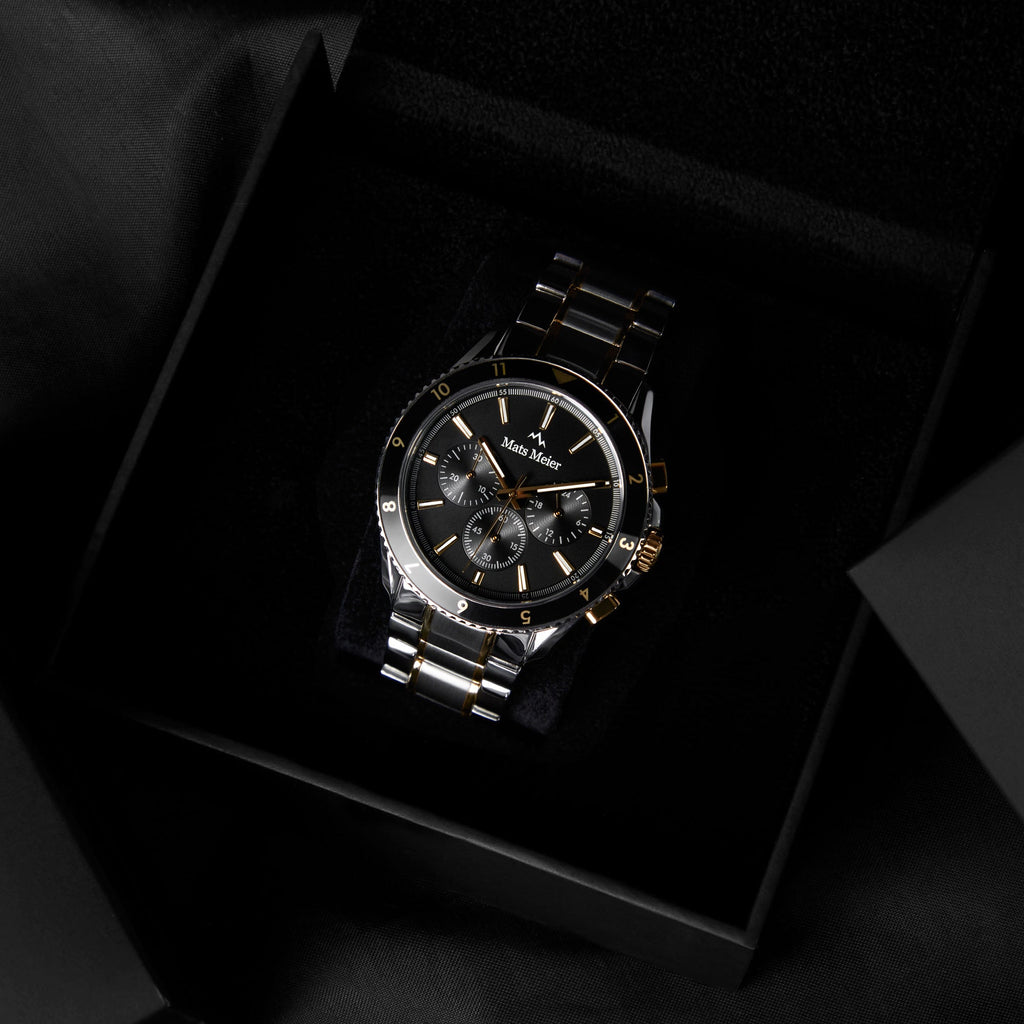 Ponte Dei Salti Chronohraph Mens Watch Silver / Black