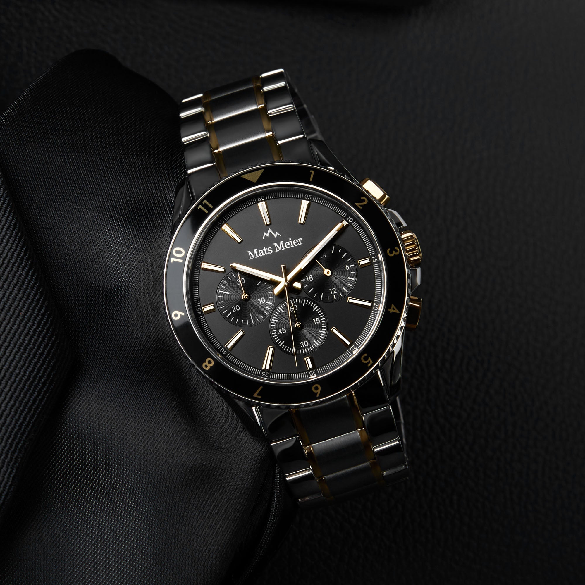 Ponte Dei Salti Chronohraph Mens Watch Silver / Black