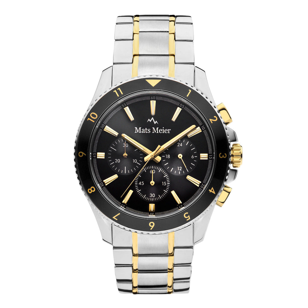 Ponte Dei Salti Chronohraph Mens Watch Silver / Black