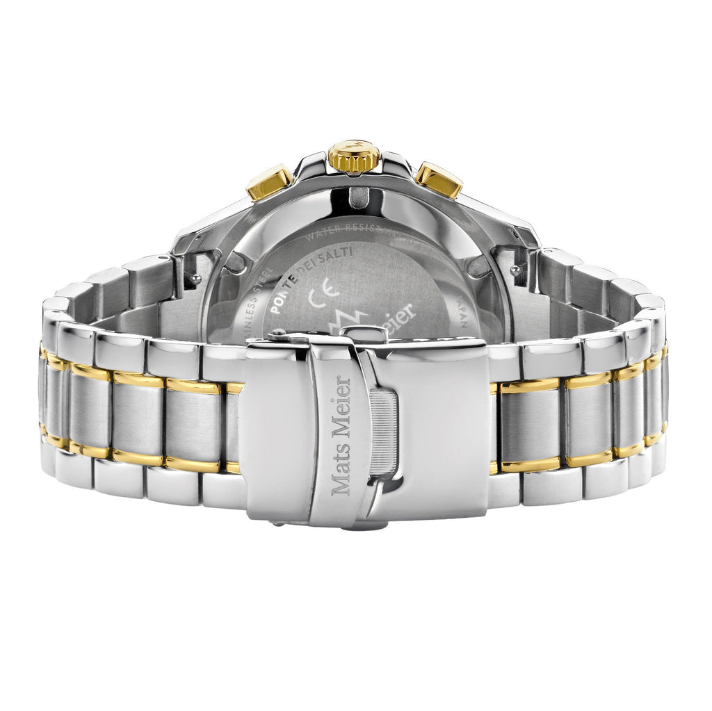 Ponte Dei Salti Chronohraph Mens Watch Silver / Black