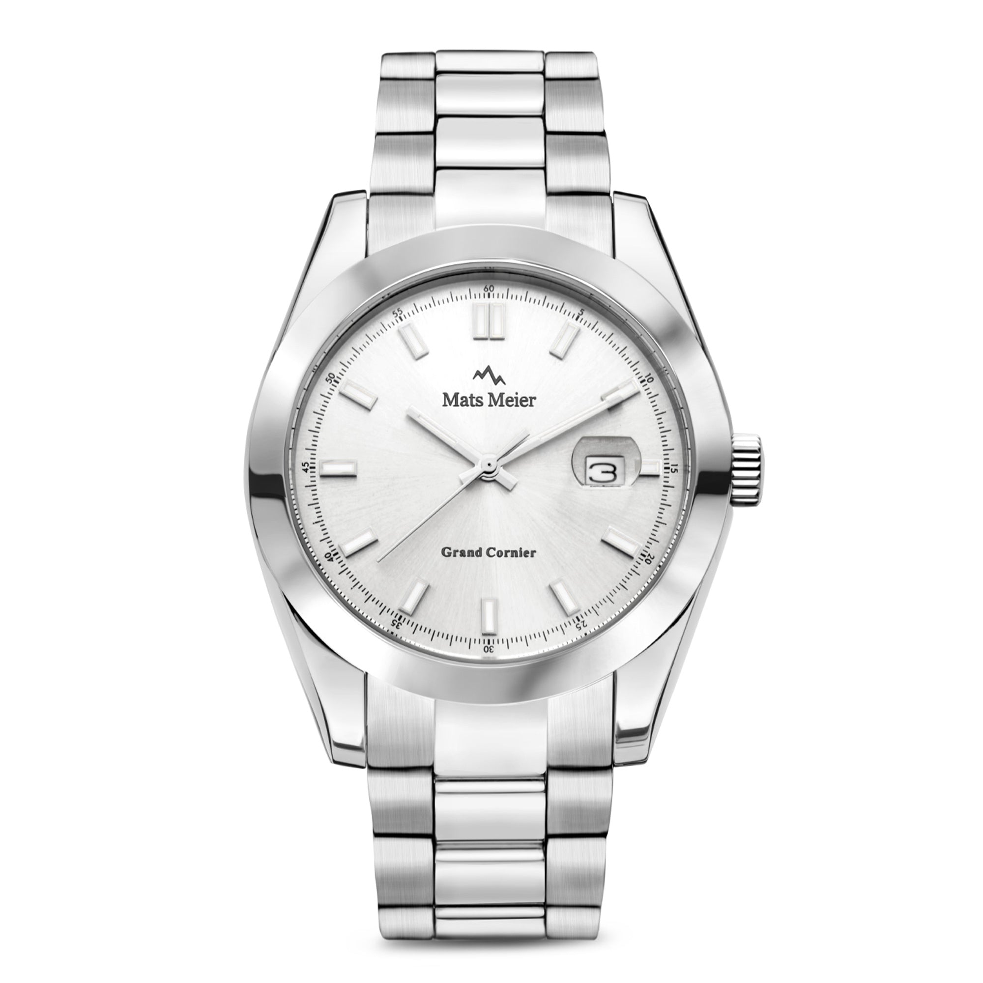Grand Cornier mens watch silver coloured