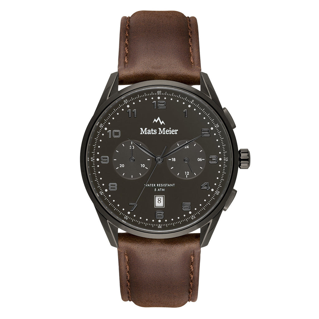Mont Vélan chronograph gray / brown