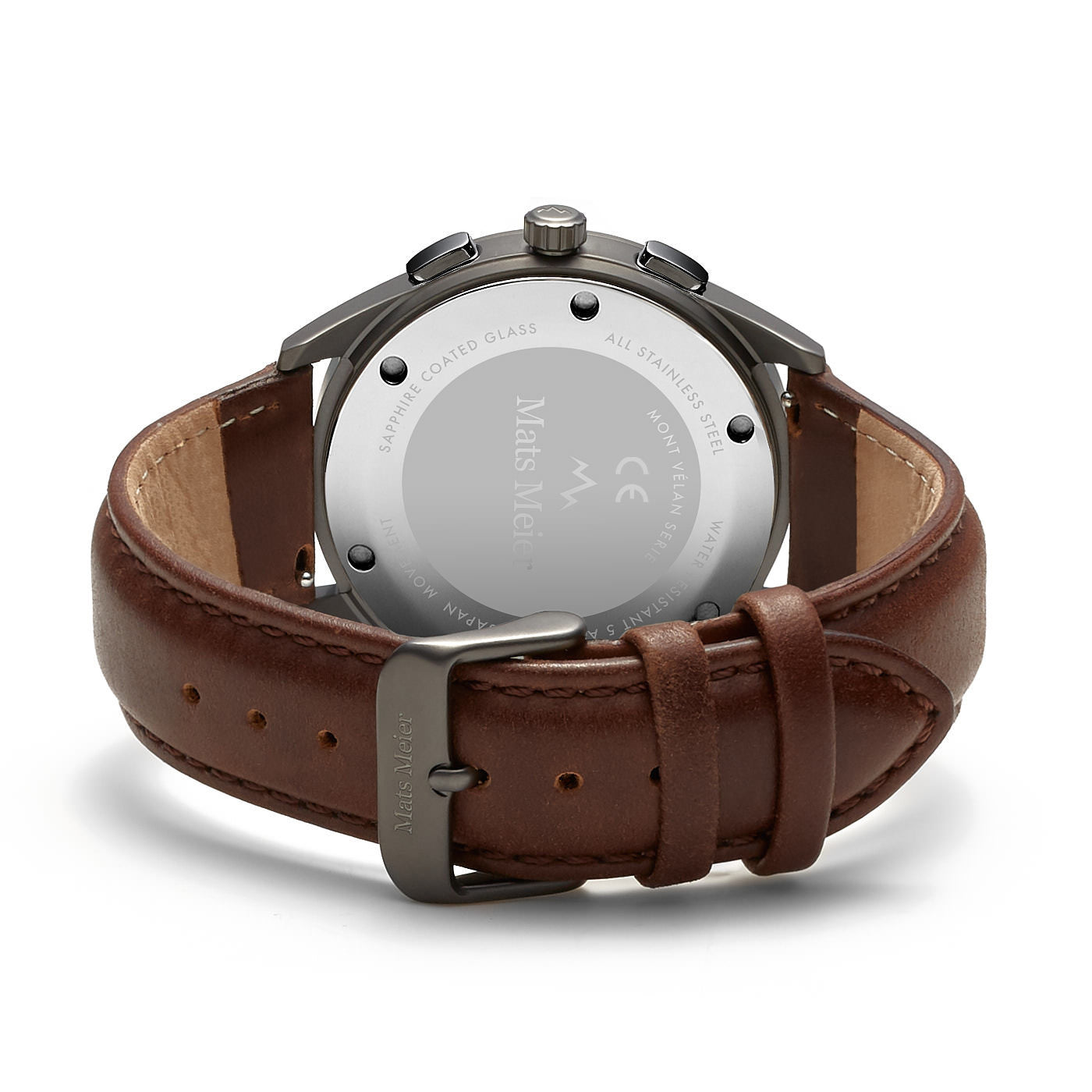 Mont Vélan chronograph gray / brown