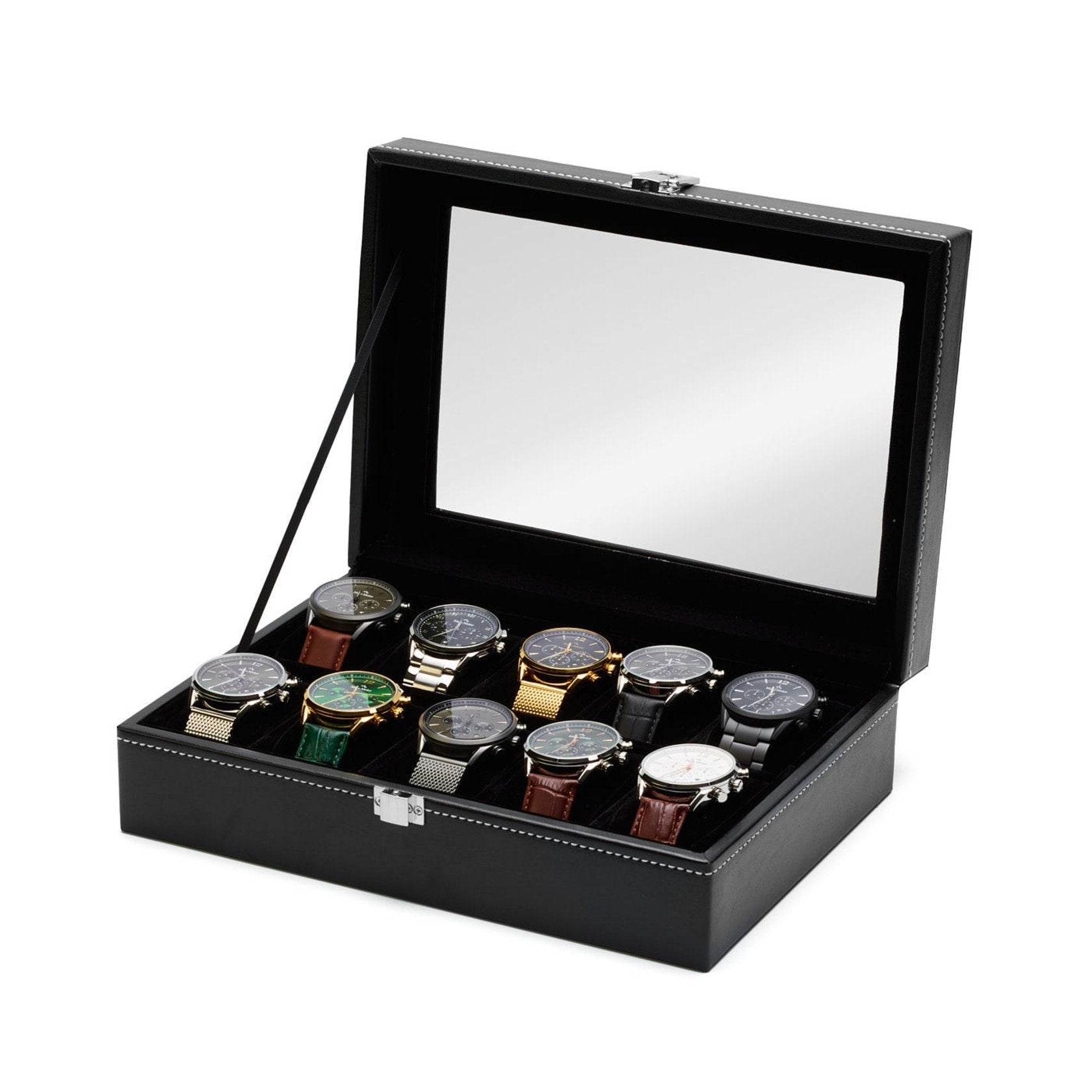 Grand Combin chronograph mens watch and watch box gift set